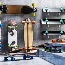 現(xiàn)代滑板運(yùn)動(dòng)器材組合